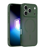 3mk ochranný kryt Misty MagCase Green pro Apple iPhone 17 Pro