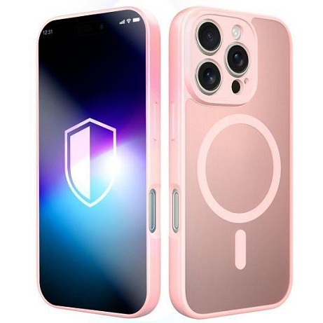 3mk ochranný kryt Misty MagCase Pink pro Apple iPhone 16 Pro Max