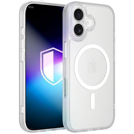 3mk ochranný kryt Misty MagCase White pro Apple iPhone 17