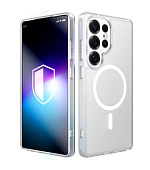 3mk ochranný kryt Misty MagCase White pro Samsung Galaxy S25 Ultra