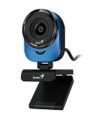 GENIUS webkamera FaceCam 1000X Q, 720p HD, USB, mikrofon, modrá