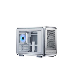 Cooler Master case MasterFrame 400 Mesh Silver, mATX, Průhledná bočnice, 1x 120 mm ARGB Fan, Střibrná