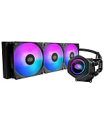Cooler Master vodní chladič MasterLiquid Core Nex Digital 360 Black ARGB, 3x 120mm, ARGB, LGA1851, AM5, Černá