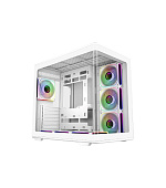 BAZAR - Cooler Master case Elite 600, ATX, Průhledná bočnice, 7x 120mm ARGB Fan, Bílá - Poškozený obal (Komplet)