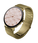 Garett Smartwatch Verona 2 zlatá, gold SOLID steel