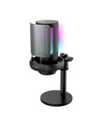 TRUST mikrofon GXT238 Auron, USB-C, RGB, černá