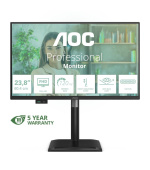 AOC MT 23,8" 24P4U - 1920x1080,IPS,120Hz,1xVGA,1xHDMI,1xDP,USBhub,Repro,Pivot