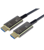 PREMIUMCORD Ultra High Speed HDMI 2.1 optický fiber kabel 8K@60Hz, zlacené 7m