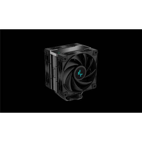 DEEPCOOL CPU Chladič AK400 ZERO DARK PLUS, 2x120mm, LGA1851, AM5, černá
