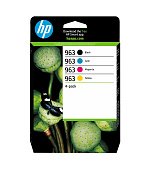 BAZAR - HP 963 CMYK Original Ink Cartridge 4-Pack (700 / 700 / 700 / 1,000 pages) - rozbaleno