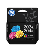 HP 302XL/304XL Tri-clr Original Ink Cartridge (300 pages)