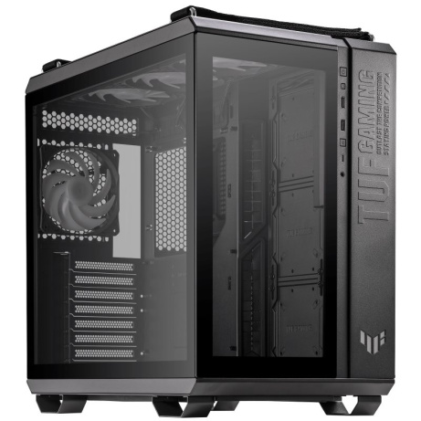 BAZAR - ASUS case TUF GAMING GT502 PLUS, Mid Tower, průhledná bočnice, 4x 120mm ARGB Fan, černá - Poškozený obal (Komple