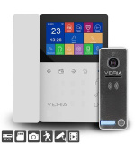 Veria SET Videotelefon  7043B bílý + vstupní stanice  230