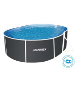 Marimex Bazén Orlando Premium DL 3,66 x 5,48 x 1,22 m - GRAPHIT, bazén, fólie
