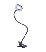 Solight LED stmívatelná stolní lampička s klipem, 300lm, nastavitelná teplota světla, USB