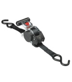 Master Lock Upínací popruh se zatahovací ráčnou a háčky  3248EURDAT - 300 cm