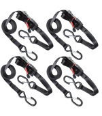 Master Lock Upínací popruhy s ráčnou a háčky  - 425 cm (4 ks/blistr)