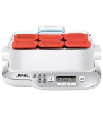 BAZAR - Tefal YG660 jogurtovač, 600 W, 6 nádob, bílá - poškozený obal