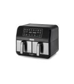 Kenwood kHealthy horkovzdušná fritéza, 1700 W, se dvěma zásuvkami, 4+4 l, 8 programů, černá