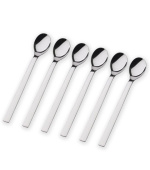 WMF Sada lžiček na latte macchiato Nuova, 6 ks, nerezová ocel