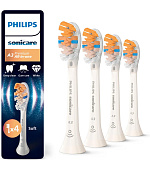 Philips HX9094/87 Sonicare Premium All-in-One A3 4 ks, náhradní hlavice, standardní hlavice, nasazovací, bílá