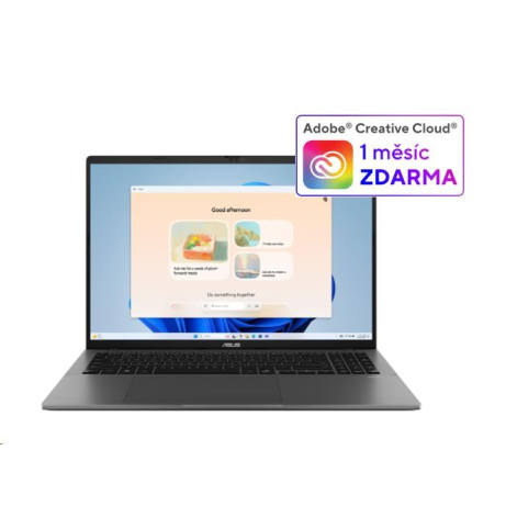 ASUS NTB Vivobook S16 (M3607KA-OLED058W), Ryzen AI 5 330, 16" 1920 x 1200, 32GB, 1TB SSD, Radeon, W11 Home, Gray