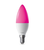 TP-Link Tapo L430C chytrá WiFi stmívatelná LED žárovka (barevná,2500K-6500K,470lm,2,4GHz,E14)