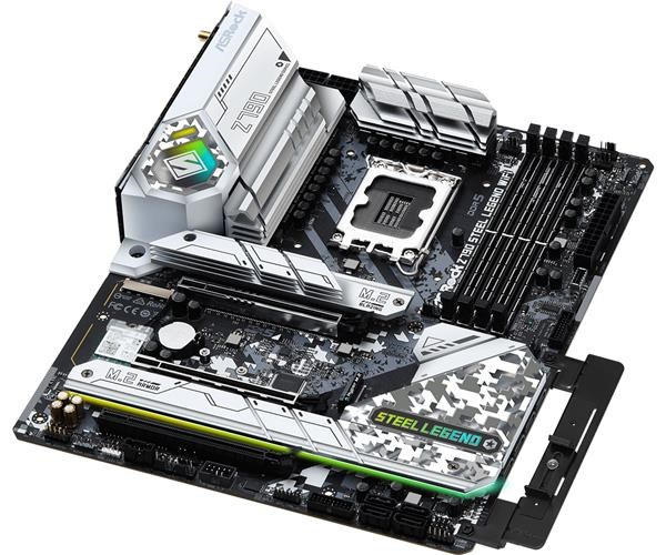 Wi Fi Asrock X570 Steel Legend Atx ASRock MB Sc LGA1700 Z790 STEEL - Main Image