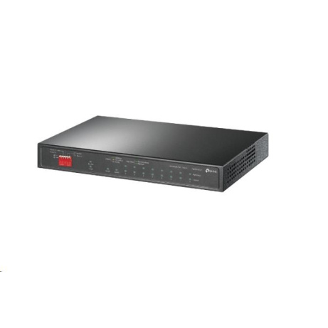 TP-Link CCTV switch TL-SG1210P (8xGbE, 1xGbE uplink, 1xSFP, 8xPoE+, 63W, fanless)