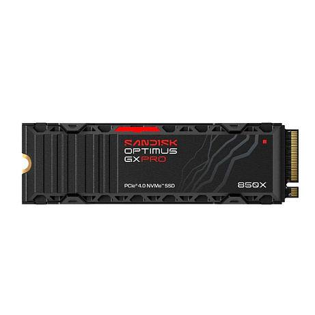 SANDISK SSD OPTIMUS GX PRO 850X NVMe 8TB PCIe, Gen4, (R:7200, W:6600MB/s), chladič