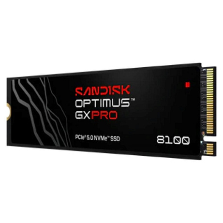 SANDISK SSD OPTIMUS GX PRO 8100 NVMe 8TB PCIe, Gen4, (R:14900, W:14000MB/s), bez chladiče