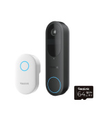 REOLINK bezpečnostní video zvonek D340B + Chime + 64GB microSD