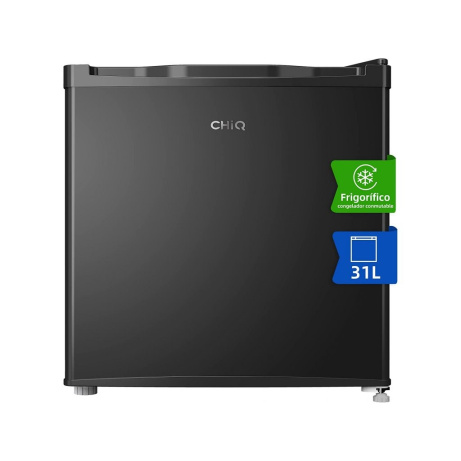 CHiQ CSD31D4E minibar, 31 litrů, 2 přihrádky, -24 °C až +10 °C, mrazák - lednice, 41 dB - rozbaleno, testováno