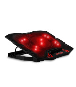 EVOLVEO Ania 5R, chladicí podstavec pro notebook, červené podsvícení