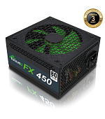 EVOLVEO FX 450, zdroj 450W ATX, 14cm, tichý, 80+ White, záruka 3 roky, černý
