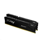 KINGSTON DIMM DDR5 64GB (Kit of 2) 5200MT/s CL40 FURY Beast Černá