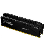 KINGSTON DIMM DDR5 64GB (Kit of 2) 5600MT/s CL40 FURY Beast Černá