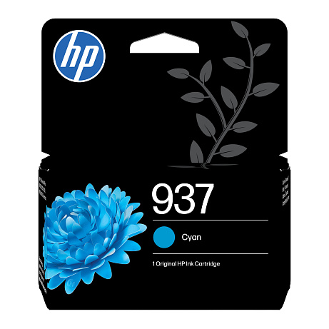 HP 937 Cyan Original Ink Cartridge (800 pages)