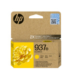 HP 937e EvoMore Yellow Original Ink Cartridge (1,650 pages)