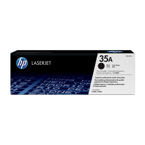 HP 35A Black LJ Toner Cart, CB435A (1,500 pages)