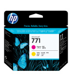 HP 771 Magenta + Yellow DJ Printhead, CE018A