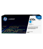 HP 650A Cyan LJ Toner Cart, CE271A (15,000 pages)