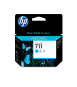 HP 711 Cyan DJ Ink Cart, 29 ml, CZ130A