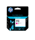 HP 711 Magenta DJ Ink Cart, 29 ml, CZ131A