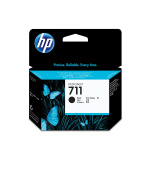HP 711 Black DJ Ink Cart, 80 ml, CZ133A