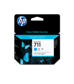 HP 711 Cyan DJ Ink Cart, 29 ml, 3-pack, CZ134A