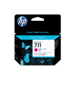 HP 711 Magenta DJ Ink Cart, 29 ml, 3-pack, CZ135A