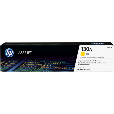 HP 130A Yellow LJ Toner Cart, CF352A (1,000 pages)