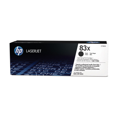 HP 83X Black LJ Toner Cart, CF283X (2,200 pages)