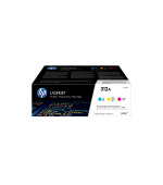 HP 312A 3-pack CYM LJ Toner Cart, CF440AM (2,700 / 2,700 / 2,700 pages)